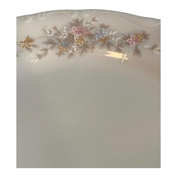 Johann Haviland Floral Splendor BREAD PLATE Set of 2 Pastel Flowers Vintage - Picture 3 of 5